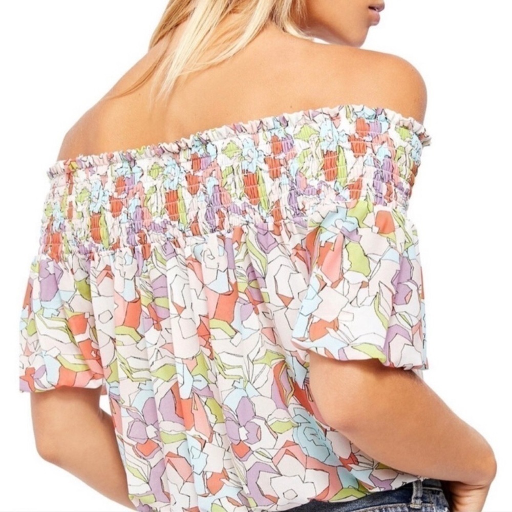 🌷HP Free People Technicolor Bubble Top - Picture 4 of 6